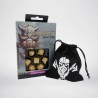 The Bundle Dwarven Dice Set: Gold + Dwarven Black & White Dice Bag