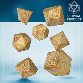 Virtual Dwarven Dice Set: Gold VTT