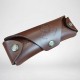 Crosshairs Dice Case - Brown