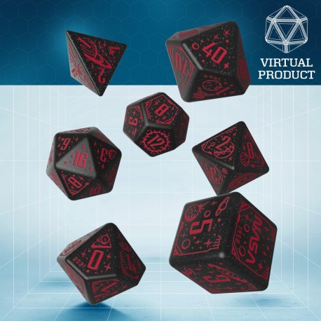 Virtual Space Dice Set: Voyager