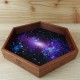 Space Wooden Dice Tray