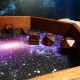 Space Wooden Dice Tray