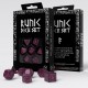 Runic Shimmering black with magenta Dice Set