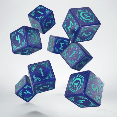 Shadow Scar Essential Dice Set: Blue&Turquise