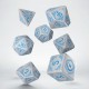 Shadow Scar Dice Set: White&Blue