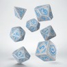 Shadow Scar Dice Set: White&Blue