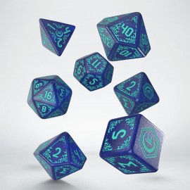 Shadow Scar Dice Set: Blue&Turquise