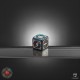 Tribal Dice Set: Blue-green & Beige