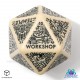 Dungeon Generator Die: Beige&Black