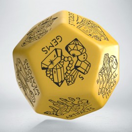 Treasure Generator Die: Shimmering Purple&Gold