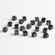 Full Pack of D6s: Black&White