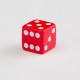 Full Pack of D6s: Red&White