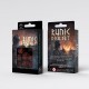 Kości RPG Runiczne Czarno-czerwone (7)