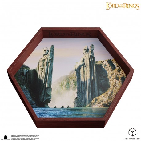 The Lord of the Rings - Argonath. Wooden Dice Tray