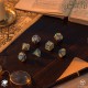 Call of Cthulhu 7th Edition - Blue-green & Gold Dice Set