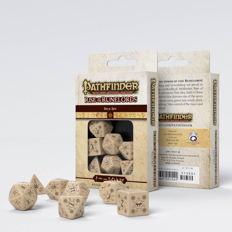 Iron Kingdoms D6 Dice (6) QWS SPIK02 – The Hidden Lair