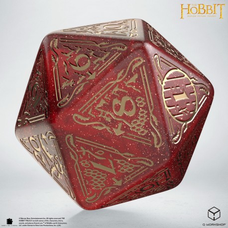 Hobbit Spindown K20 - Kość TCG Jumbo: Ember