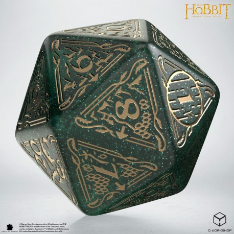 Hobbit Spindown K20 - Kość TCG Jumbo: Verdant