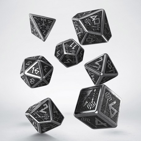 Metal Dwarven Dice Set (7)